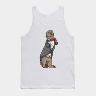 Otter Groom Wedding Tank Top